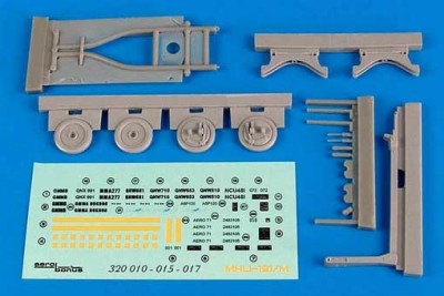 Aerobonus 320015 MHU-191/M munition transporter with aero 58 adapter 1/32