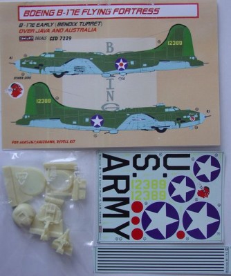 Kora Model CSD7229 Boeing B-17E Detail set&amp;decal (US Army) II. 1/72