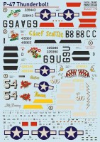 Print Scale 72527 Republic P-47 Thunderbolt Acess 1/72