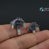 Quinta Studio QD+48425 F-14B (конверсия для F-14D Tamiya) (с 3D-печатными деталями) 3D Декаль интерьера кабины 1/48