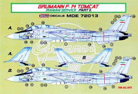Kora Model MDE72013 F-14A Tomcat Iranian Service Part II. декали декали 1/72
