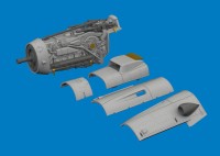 Eduard 672402 BRASSIN Bf 109G-10 Erla engine PRINT (EDU) 1/72