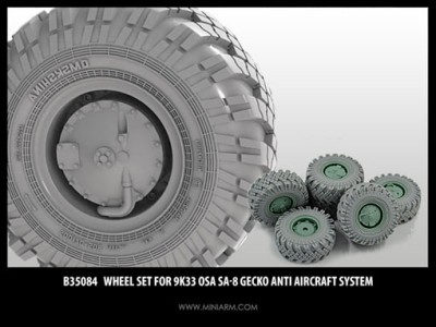 Miniarm 35084 Колеса ЗРК 9К-33М &quot;Оса&quot; 1/35