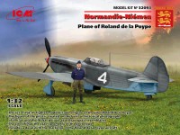 ICM 32093 Yak-9T with Roland de la Poype figure 1/32