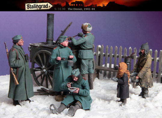 Stalingrad 3130 Обед, 6 фигурок
