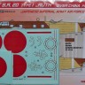 Kora Model DEC72280 Fiat BR.20 Type I (over China) Part I декали декали 1/72