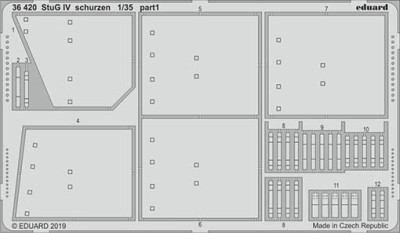 Eduard 36420 SET StuG IV schurzen (ACAD)