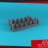Armory ARAW14402 Avro Vulcan wheels with weighted tires/tyres 1/144