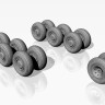 Armory ARAW72012 Tupolev Tu-22M2/Tu-22M3 backfire wheels 1/72