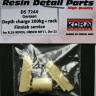 Kora Model DS7244 Depth charge 200kg+rack (Finnish service) 1/72