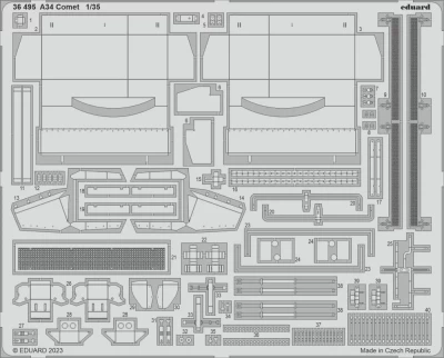 Eduard 36495 SET A34 Comet (TAM) 1/35