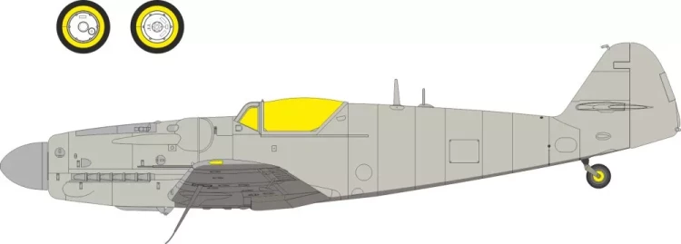 Eduard EX1158 Mask S-199 bubble canopy TFace (EDU) 1/48
