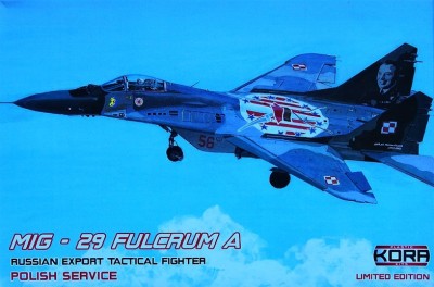 Kora Model PK48002 MiG-29 Fulcrum A Polish service (plastic kit) 1/48