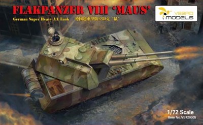 Vespid Models VS720005 Flakpanzer VIII Maus 1:72