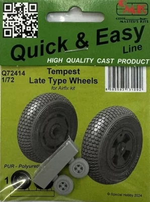 CMK Q72414 Tempest / Typhoon Late Type Wheels (AIRF) 1/72