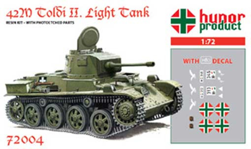 Hunor Product 72004 42M Toldi II. Light Tank 1/72