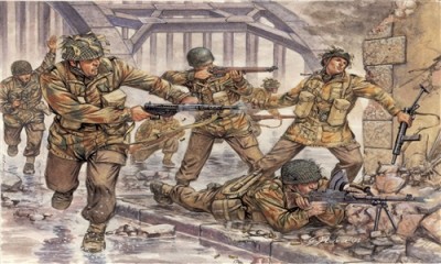 Italeri 06034 Солдаты Britich Paratroopers WWII 1/72