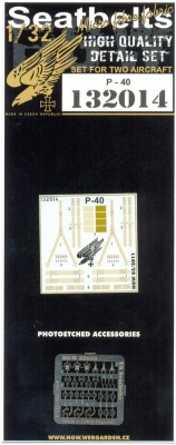 HGW 132014 P-40 (early) Seatbelts 1/32