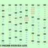 Model Maker Decals D48029 LiM-1/2/5/6/SBLim-1/2 Polish stencils late 1/48