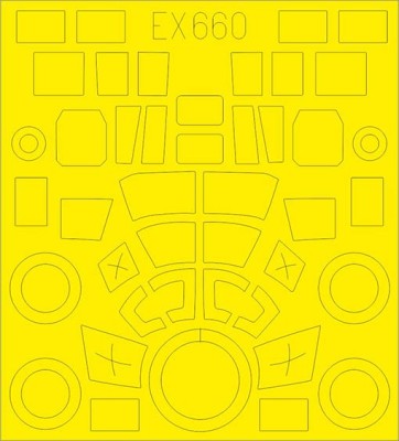 Eduard EX660 Mask 1/48 Si 204D (SP.HOB.)