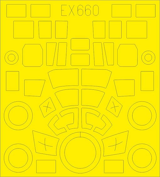 Eduard EX660 Mask 1/48 Si 204D (SP.HOB.)