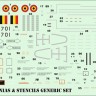 Model Maker Decals D48174 Belgian F-16 insignia's & stencils generic set 1/48