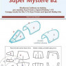 Peewit PW-M72196 1/72 Canopy mask Super Mystere B2 (SP.HOBBY)