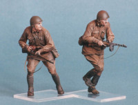 Tank T-35018 Советская пехота 1942 №2. Две фигуры. 1/35