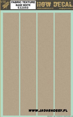 HGW 532050 Fabric Texture - Base White декаль 1/32