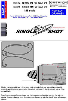 Q-M-T QMT-M18004 1/18 Single Shot Mask Spirals Fw 190A-5/8 (HOBBYB)