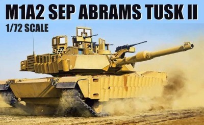 Meng Model 72-003 M1A2 Abrams Tusk II 1/72