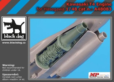 BlackDog A48083 Kawasaki T 4 engine (HAS) 1/48