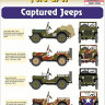 Hm Decals HMDT35025 1/35 Decals Jeep Willys MB/Ford GPW Captured Jeeps