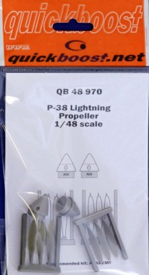 QuickBoost QB48970 P-38 Lightning propeller (ACAD) 1/48