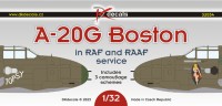 Dk Decals 32034 A-20G Boston in RAF & RAAF service (3x camo) 1/32