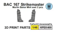 Kovozavody Prostejov EX409 MB Mk-4 seats for BAC 167 (2 pcs.) 1/72