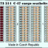 Eduard 73514 C-47 cargo seatbelts