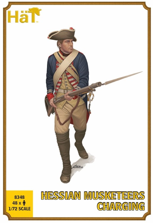 HAT 8348 Hessians American War Of Independence. Elite Mercenaries of the American Revolution 1/72