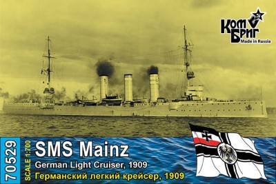 Combrig 70529 German Mainz Light Cruiser, 1909 1/700