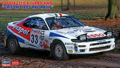 Hasegawa 20594 TOYOTA CELICA TURBO 4WD &quot;GRIFONE 1995 RAC RALLY&quot; (Limited Edition) 1/24