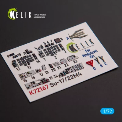 Reskit K72167 SU-17M4P/22M4 - interior 3D decal (MSVIT) 1/72