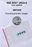 Maestro Models MMCRB7201 1/72 Forsokscentralen badge (Alps printed decals)