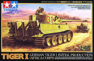 Tamiya 32529 Tiger I Initial (Aфрика) 1/48