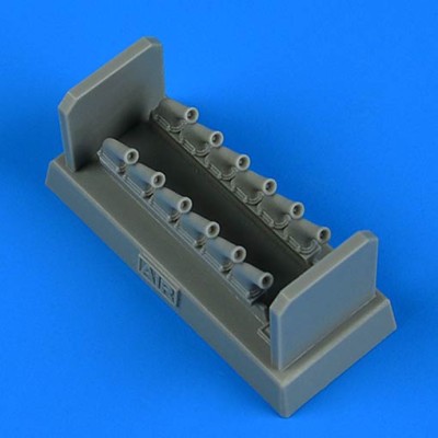 QuickBoost QB48931 P-51D Mustang exhaust (AIRFIX) 1/48