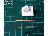 Zedval N35124 Набор деталей для КВ-1 ранних выпусков с бронемаской 1/35