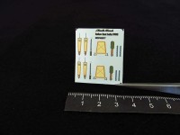 Metallic Details MDP48017 Italian seatbelts WWII (3d-printed) 1/48