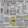 Eduard 32724 A-4E Escapac IA-1 seatbelts