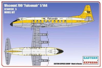 Восточный Экспресс 144138-5 Viscount 700 FalconAir (Limited Edition) 1/144