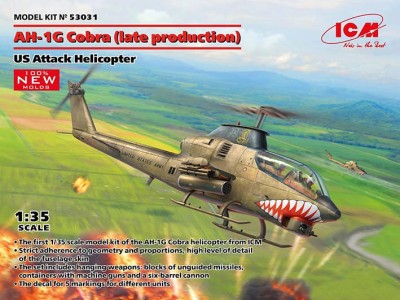 ICM 53031 AH-1G Cobra Late production (5x camo) 1/35