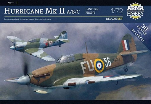 Arma Hobby 70045 Hurricane Mk.II A/B/C 'Eastern Front' DELUXE 1/72